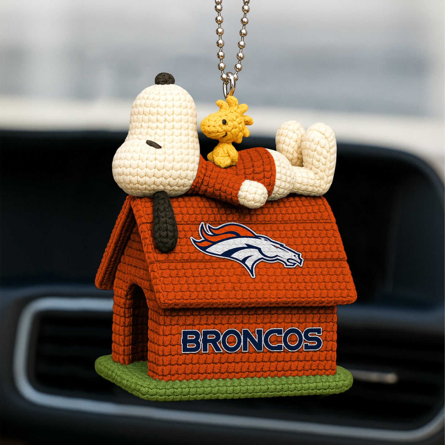 Premium NFL DEN x SNP Knitted Car Ornament V8 NMD NHM