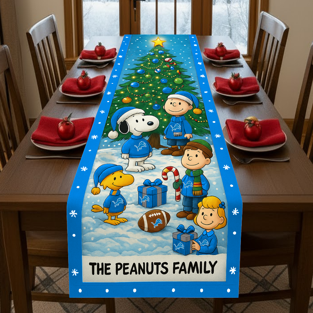 Premium NFL DET x SNP Family Table Runner V1 NMD TTV