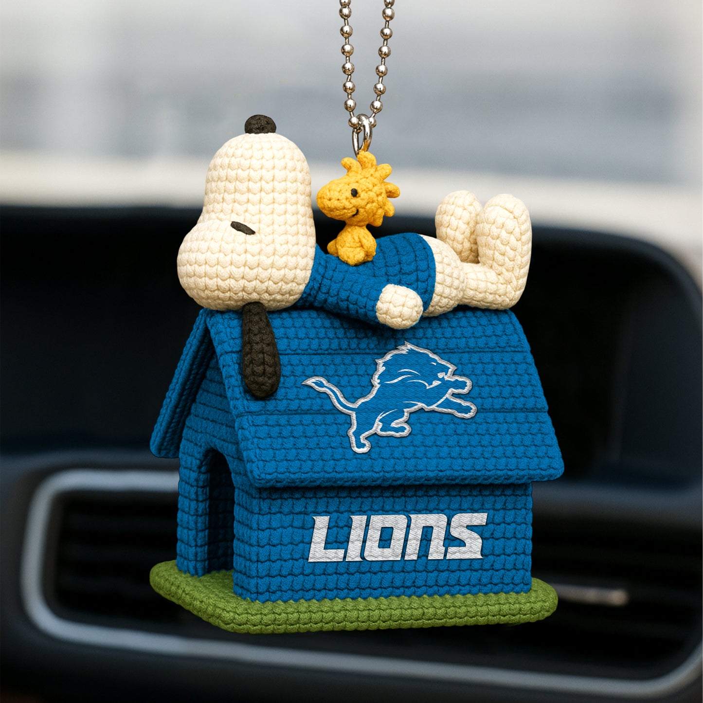 Premium NFL DET x SNP Knitted Car Ornament V8 NMD NHM