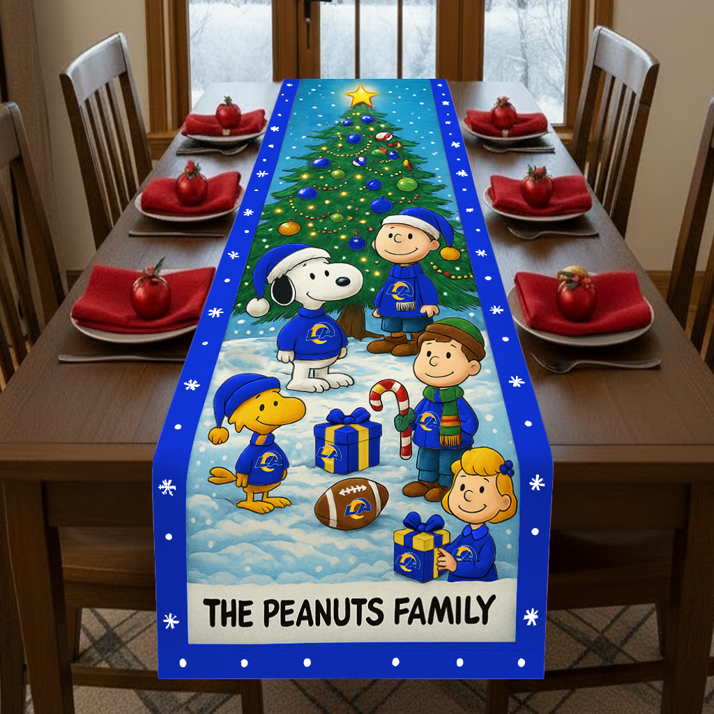 Premium NFL LAR x SNP Family Table Runner V1 NMD TTV