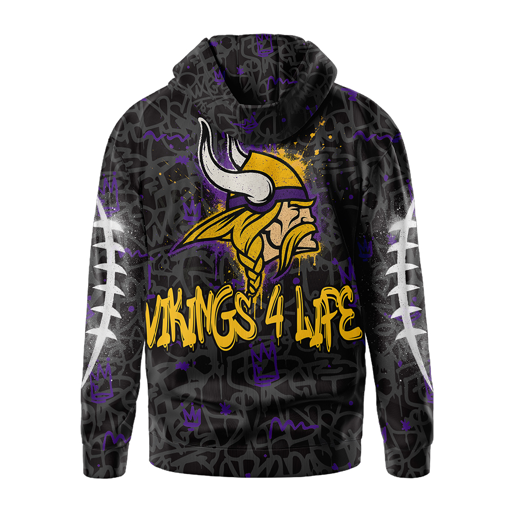 Premium NFL MIN Special Graffiti Hoodie V2 NMD TTV