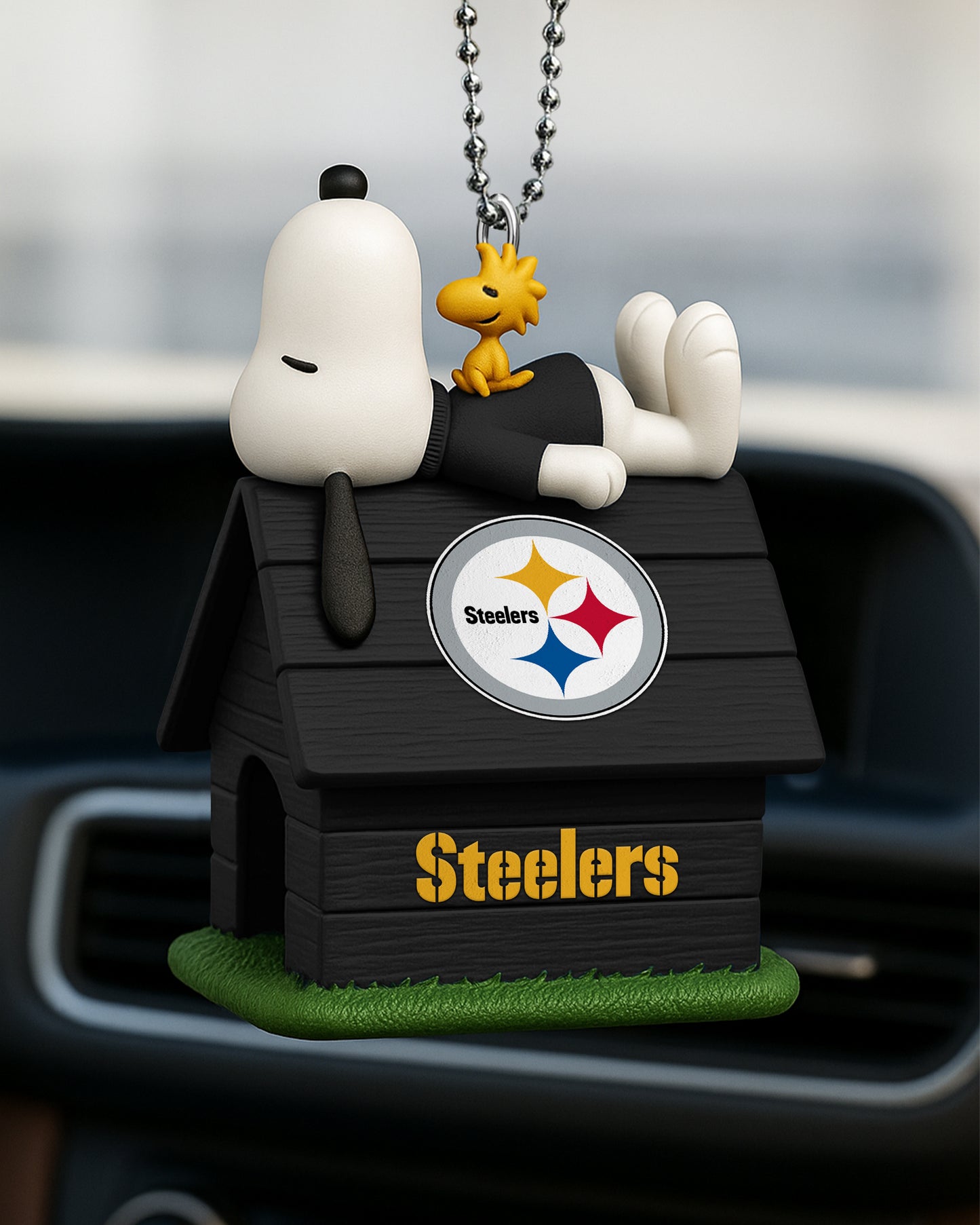 Premium NFL PIT x Snoopy Car Ornament V2 NMD NHM