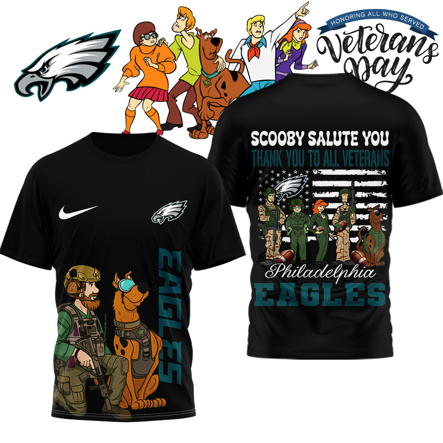 Premium NFL PHI x SCO Salute Veterans T-shirt V15 NMD NHM