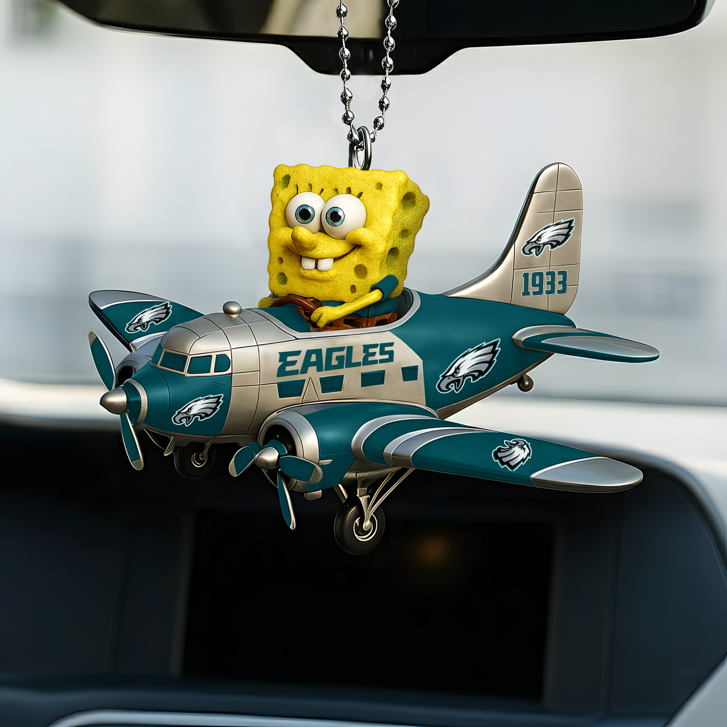 Premium NFL PHI x SPO Car Ornament V1 DATND TANTD