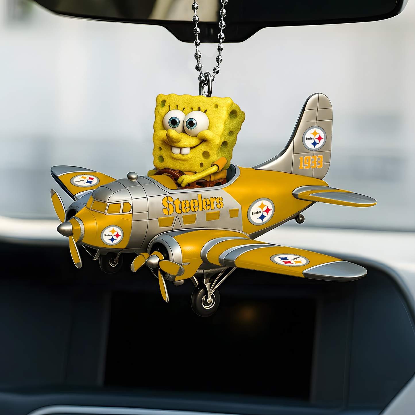 Premium NFL PIT x SPO Car Ornament V1 DATND TANTD