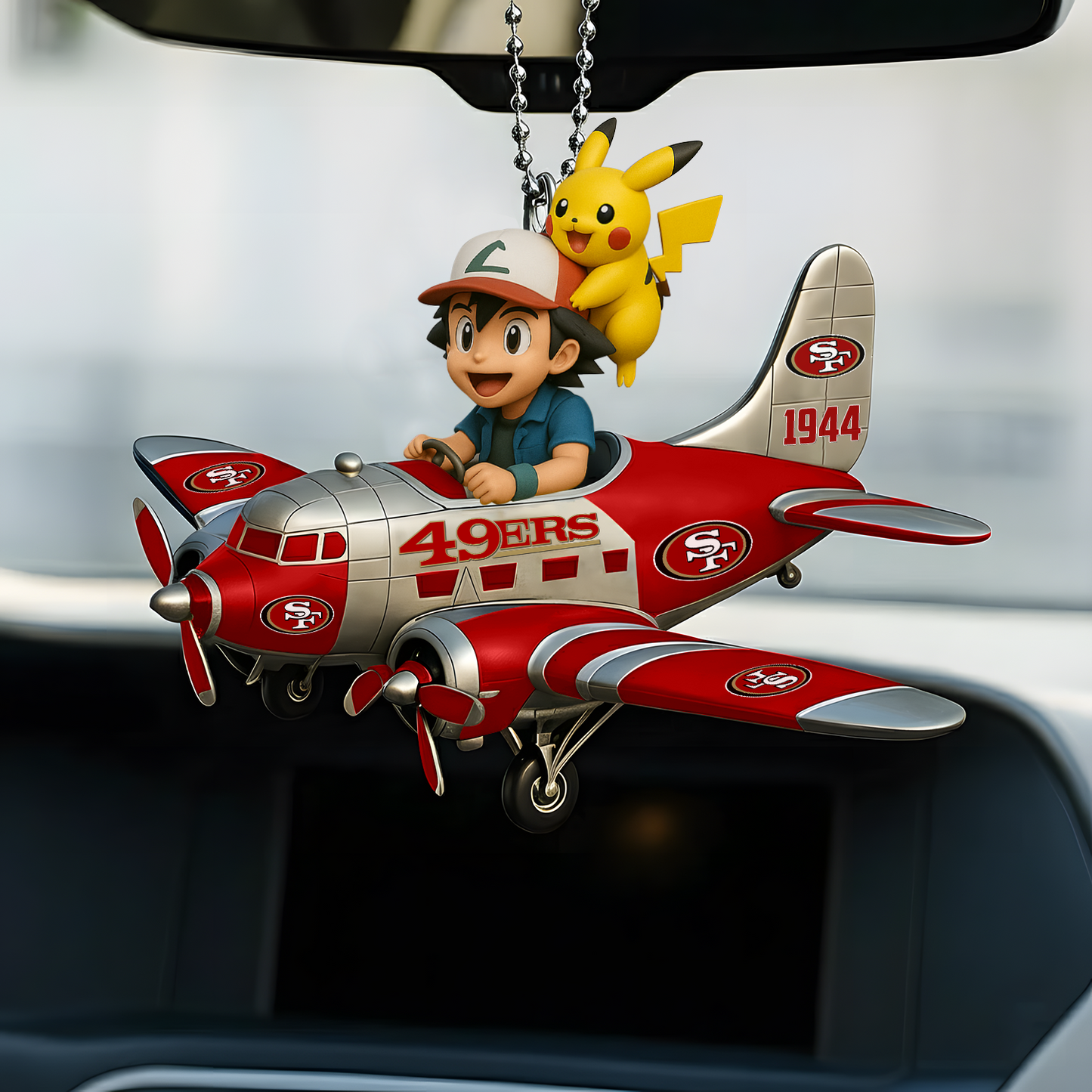 Premium NFL SF x POK Car Ornament V1 DATND TANTD