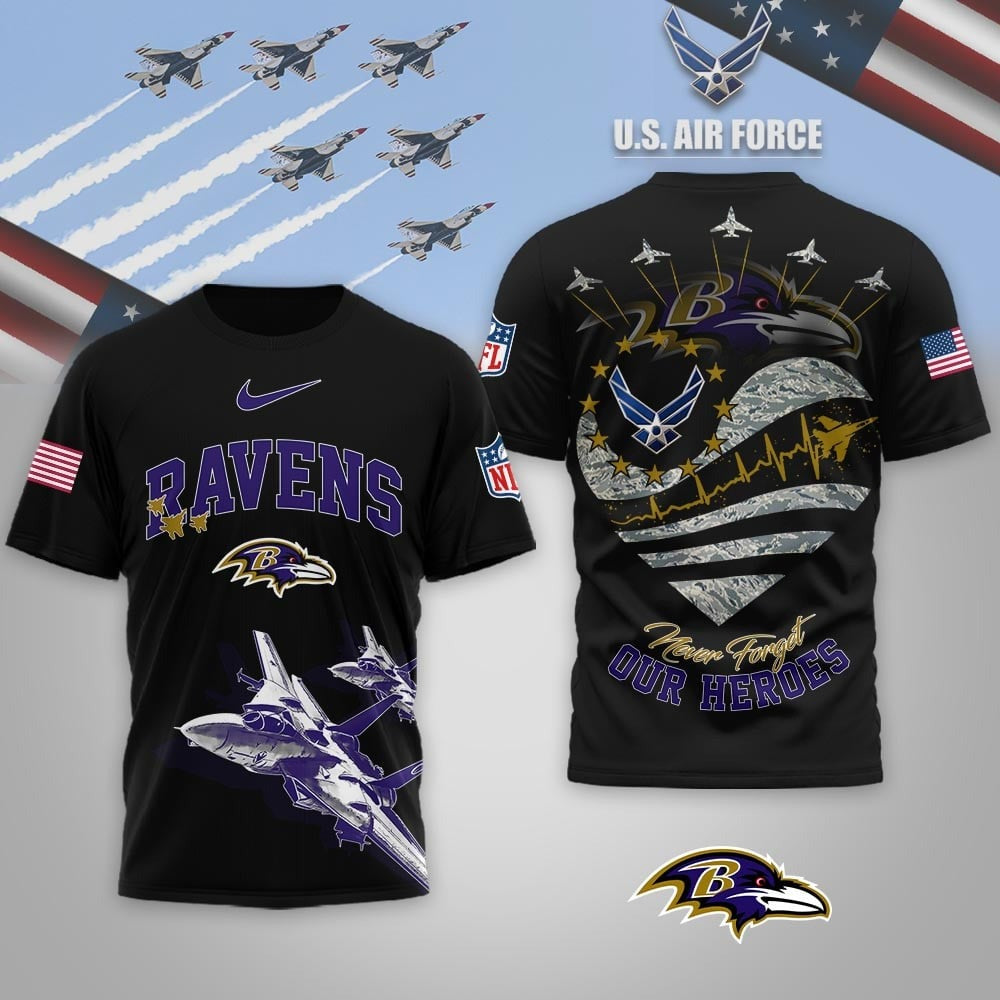 Premium NFL X BR US Air Force 3D Shirt NDT NQK