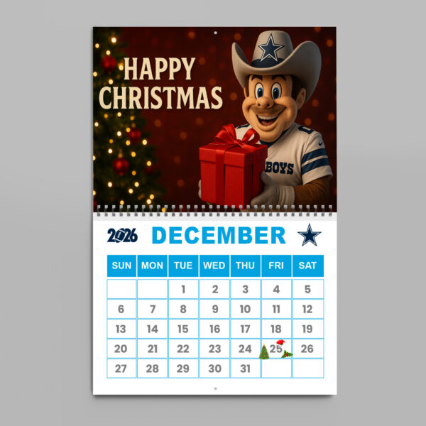 Premium NFL X DAL 2026 Wall Calendar NDT NHM