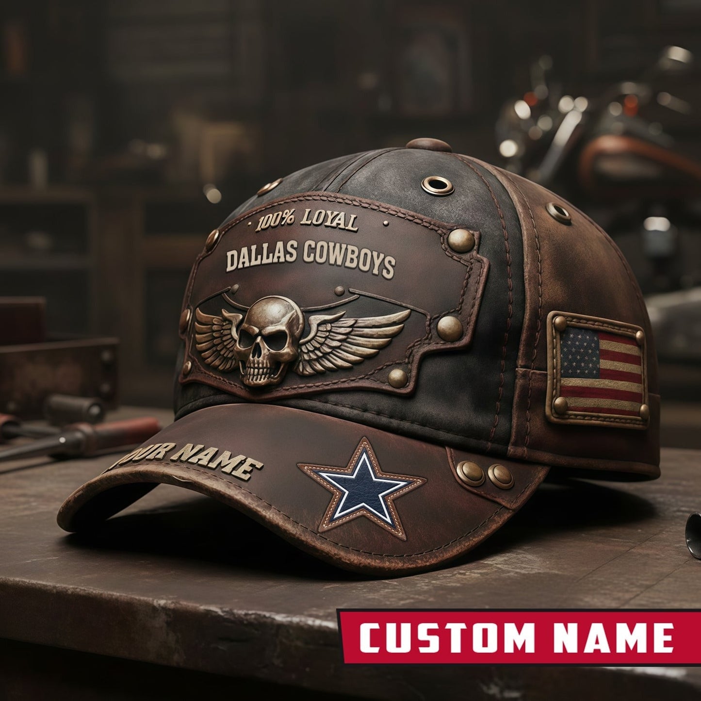 Premium NFL X DAL Harley-Davi Vintage Cap NDT NHM