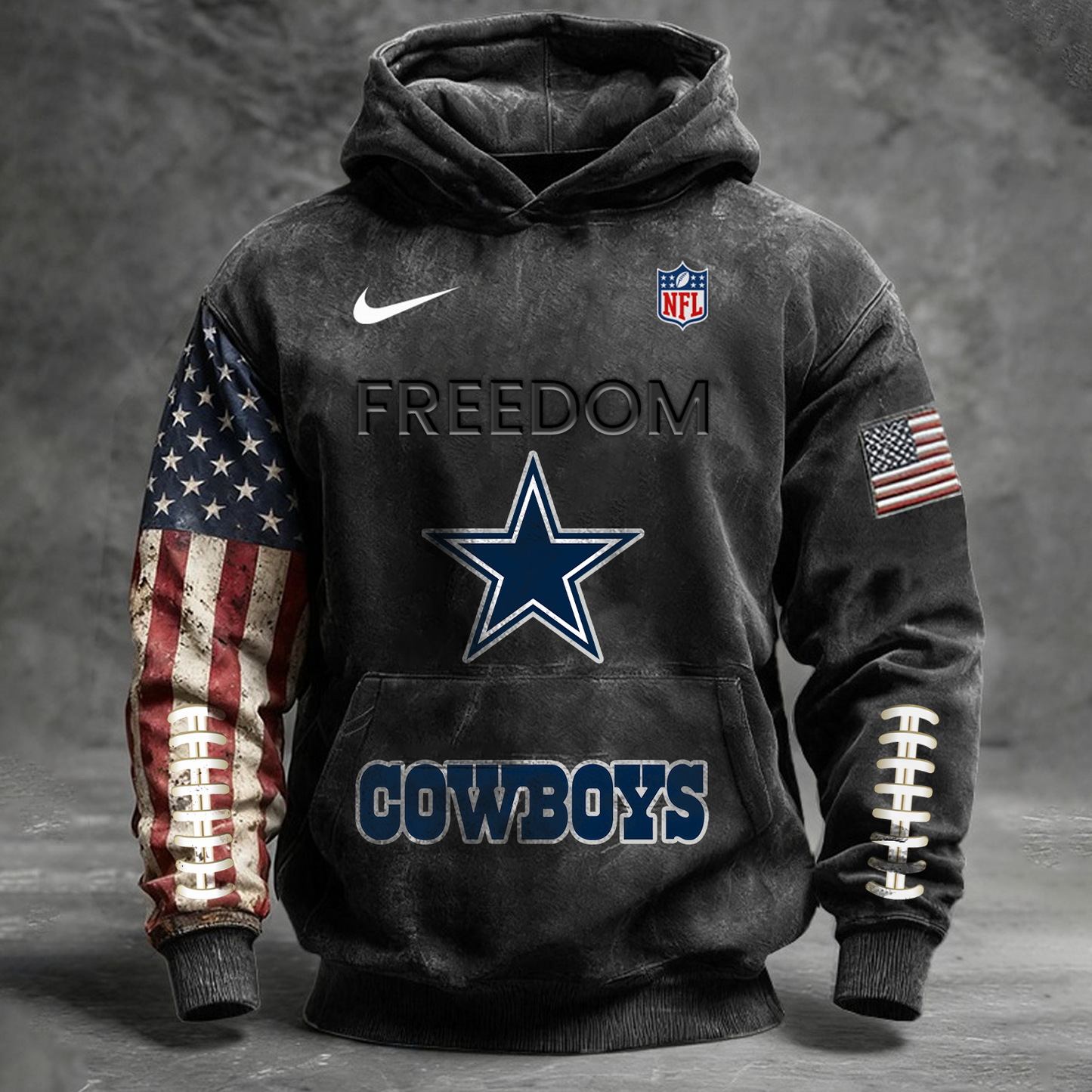 PREMIUM NFL X DAL Long-sleeved Hooded Sweatshirt NDT TDT