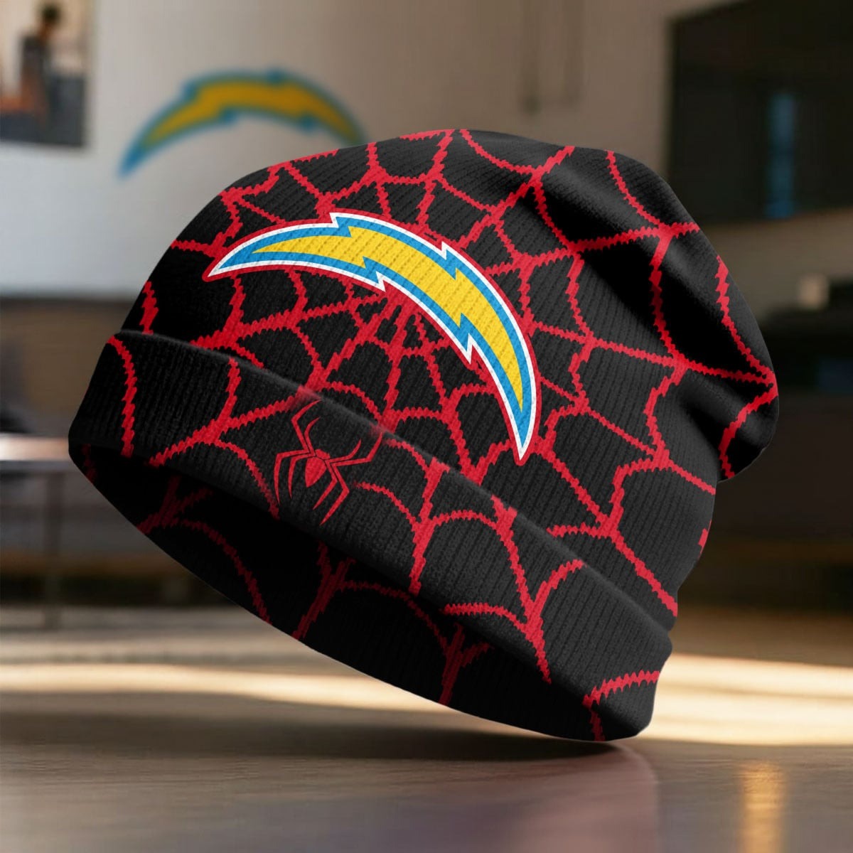 Premium NFL x LAC Spiderman Brand New Day Beanie Hat NDT NQK