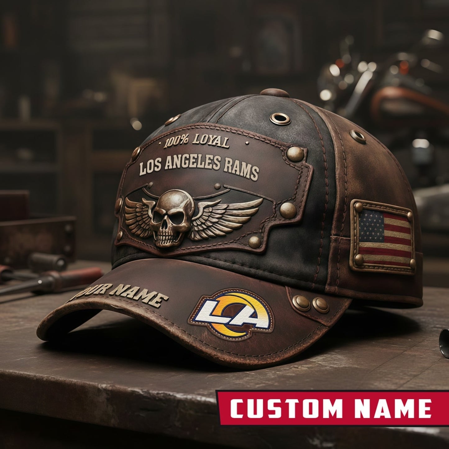 Premium NFL X LAR Harley-Davi Vintage Cap NDT NHM