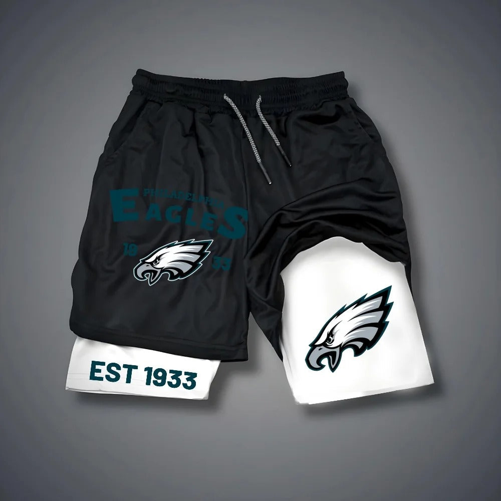 PREMIUM NFL X PHI Multicolored Pure GYM Shorts NDT NHM