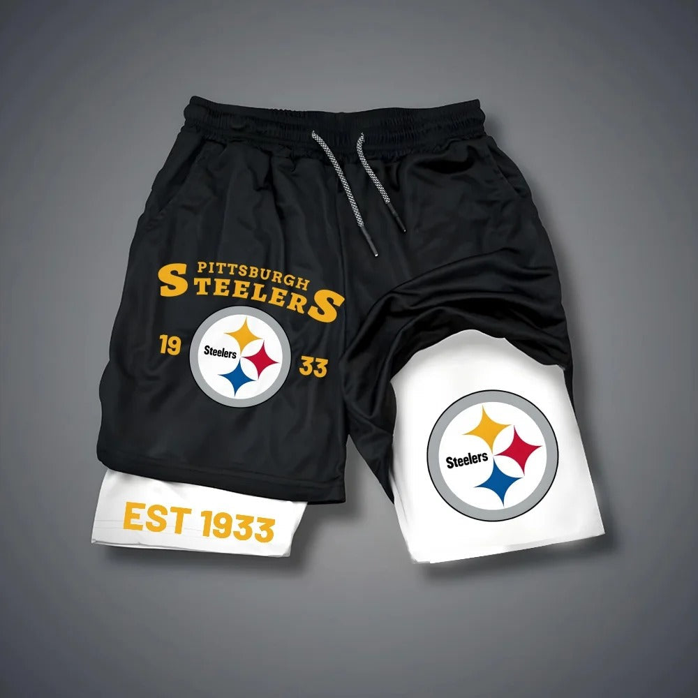 PREMIUM NFL X PIT Multicolored Pure GYM Shorts NDT NHM