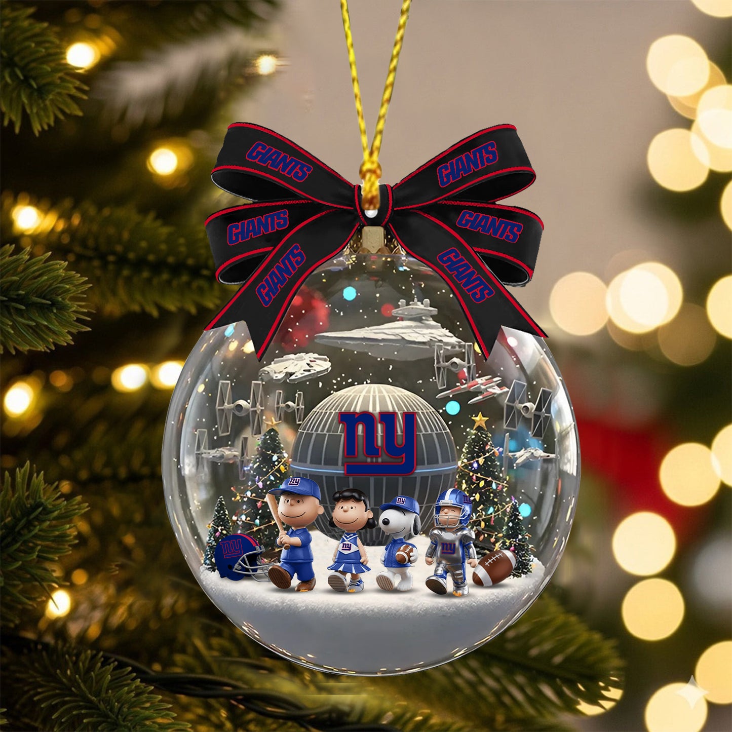 PRENIUM X NYG NFL GIFT CHRISTMAS ORNAMENT NDT NHM