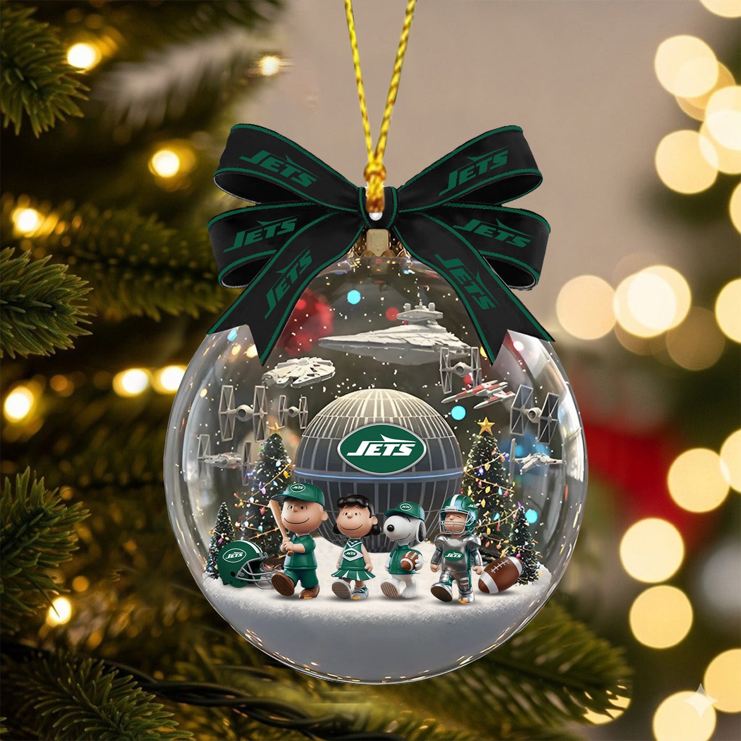 PRENIUM X NYJ NFL GIFT CHRISTMAS ORNAMENT NDT NHM