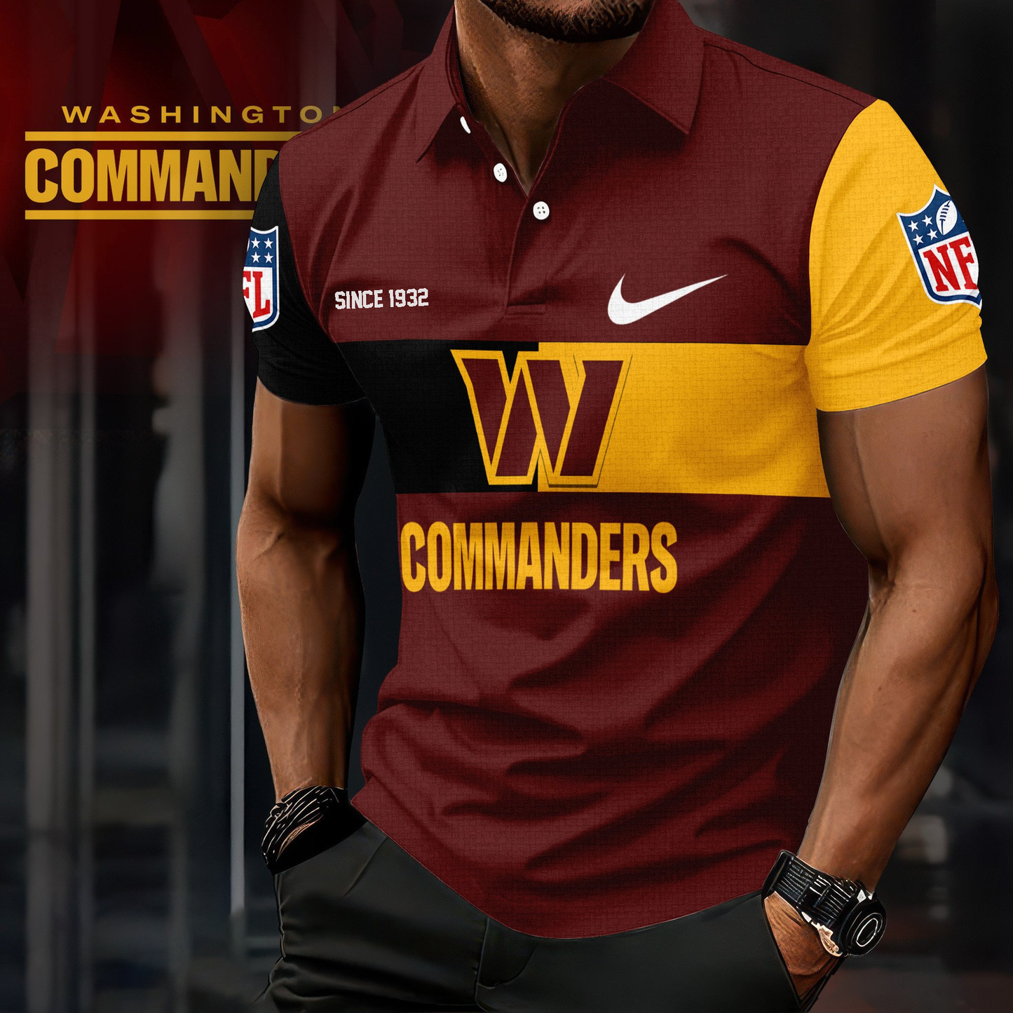 WC Premium NFL V5 Polo Shirt DDT CTND