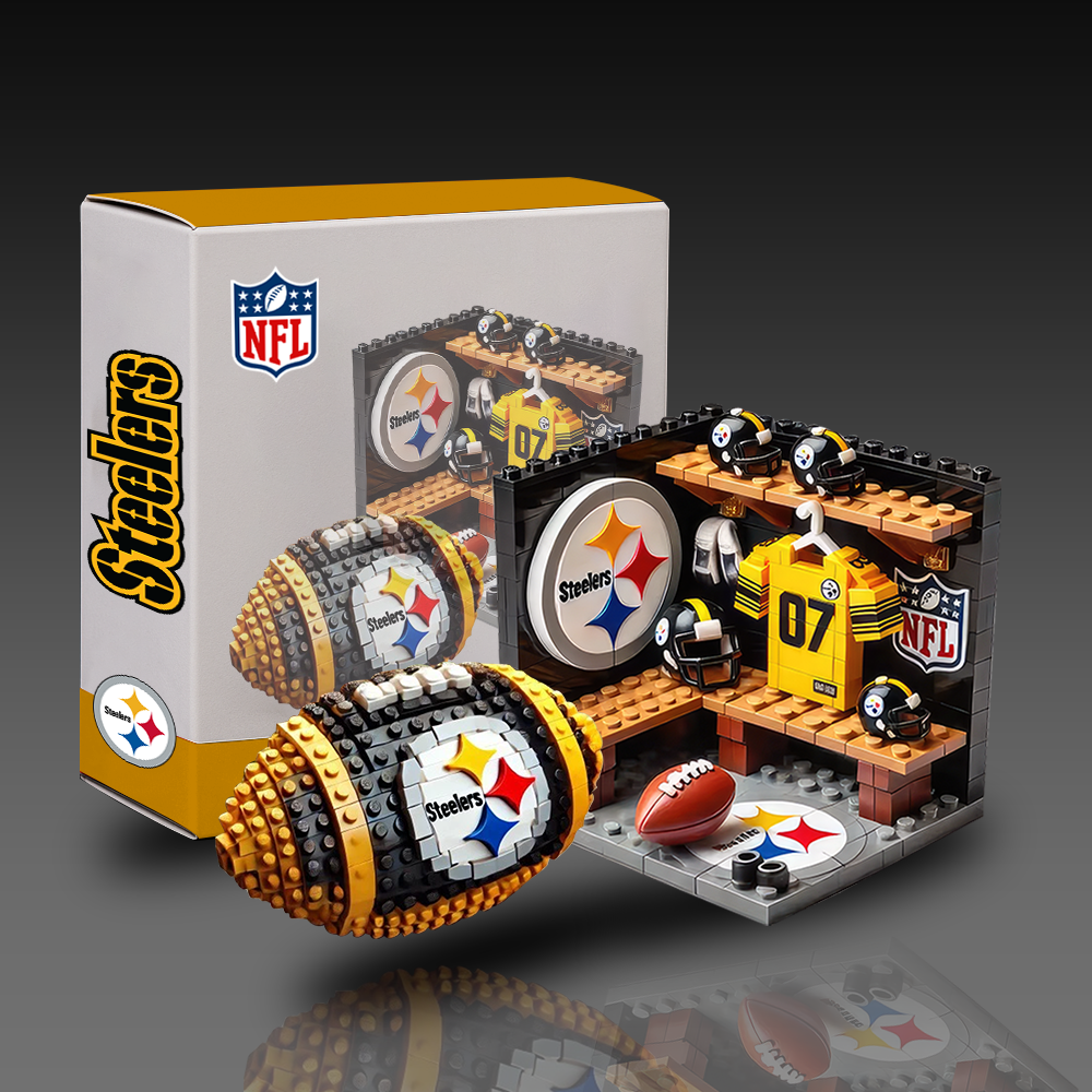 PS x NFL Team Ball & Changing Room Building Block Football Set DDT CTND