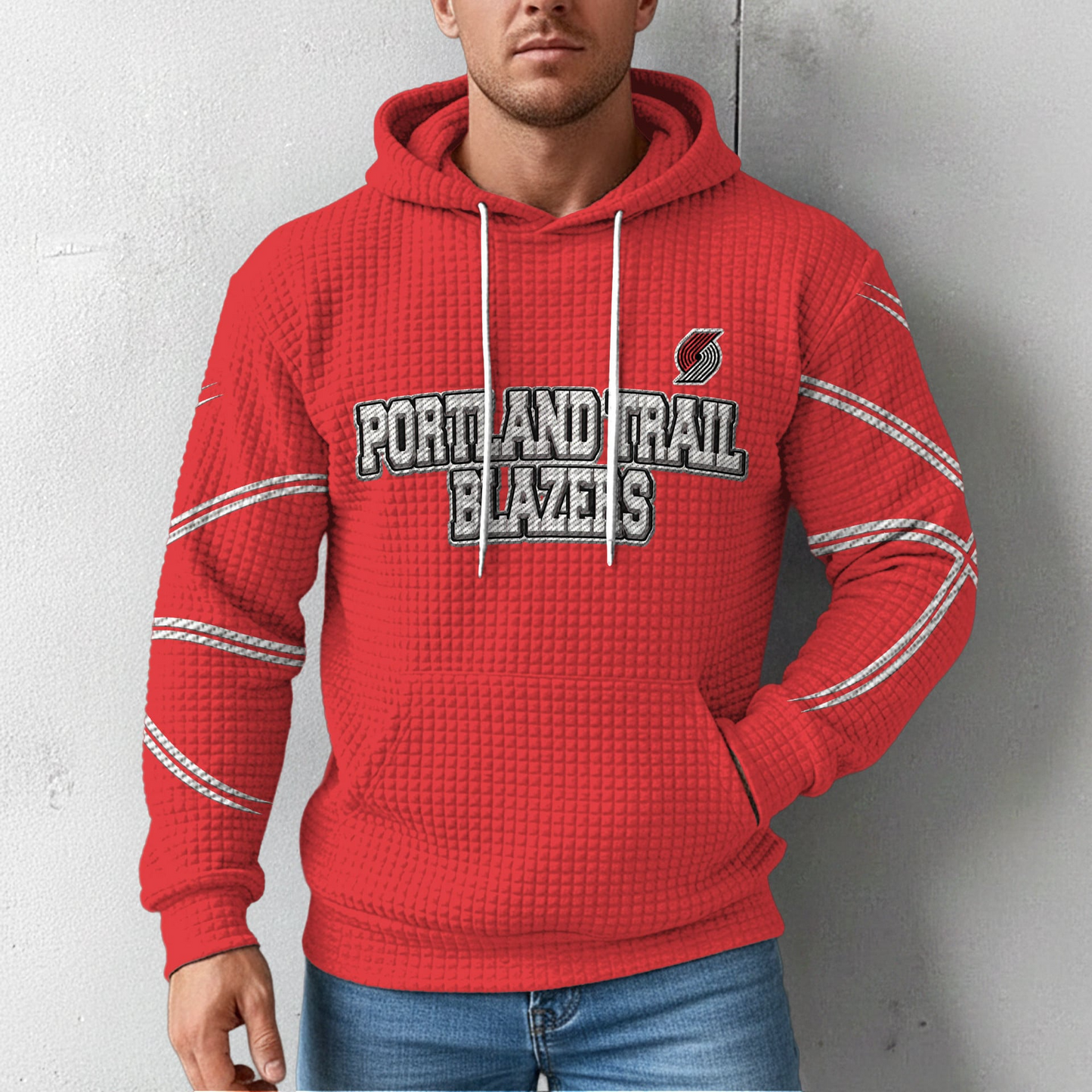 PTB Premium NBA Fan Waffle Hoodie DDT CTND