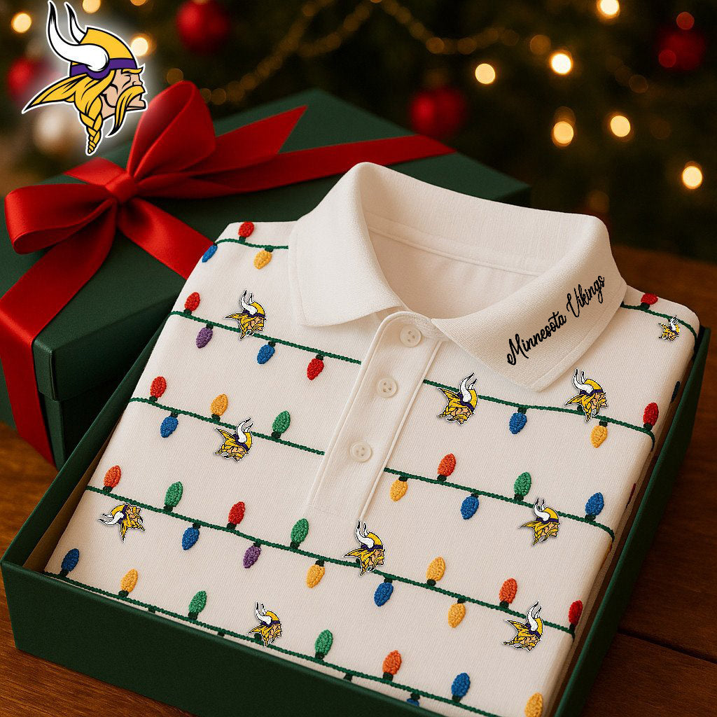 SIGNATURE NFL X MIN Christmas Polo Shirt 2025 NDT NHM