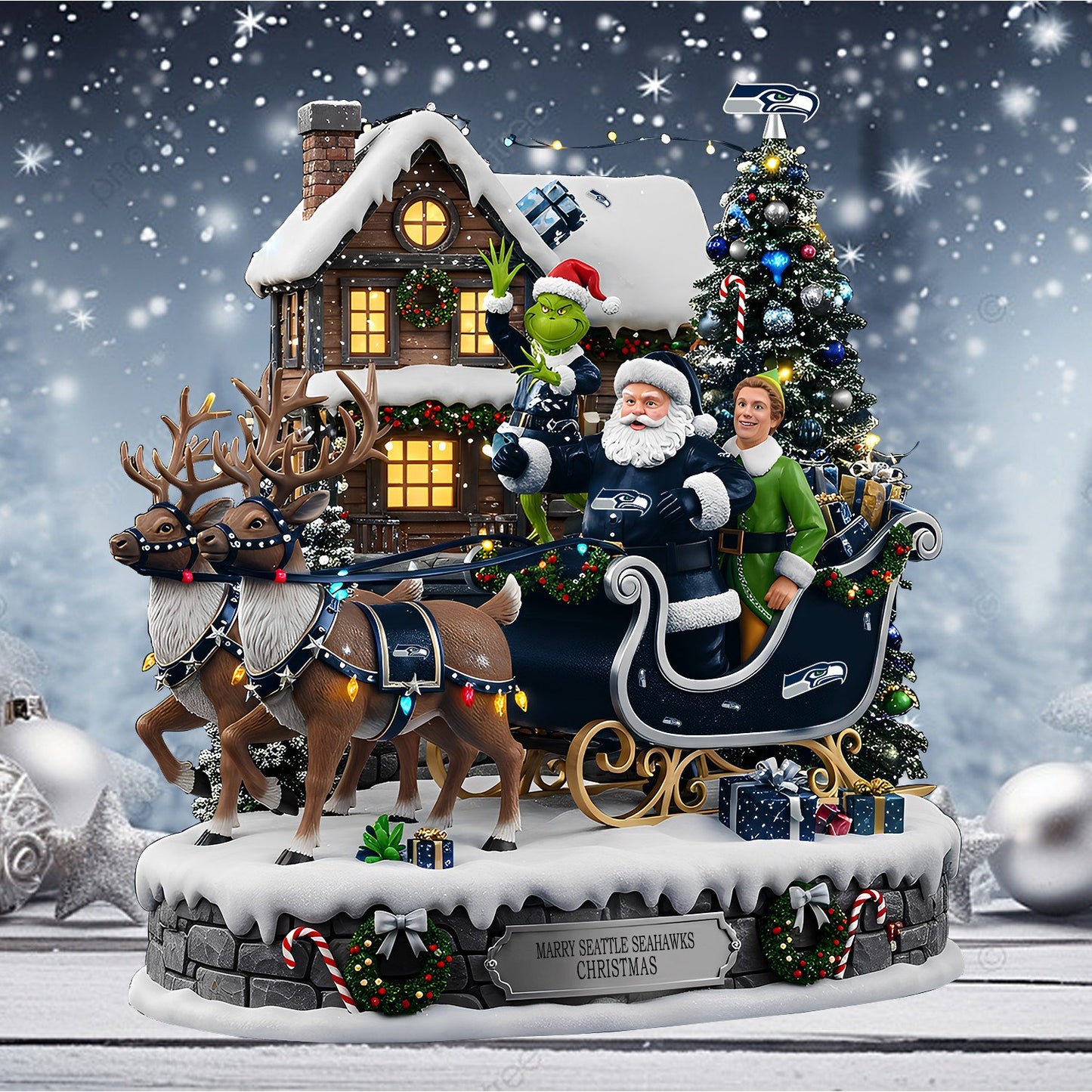 SS Acrylic Block - NFL Christmas Gift For Fans DDT CTND