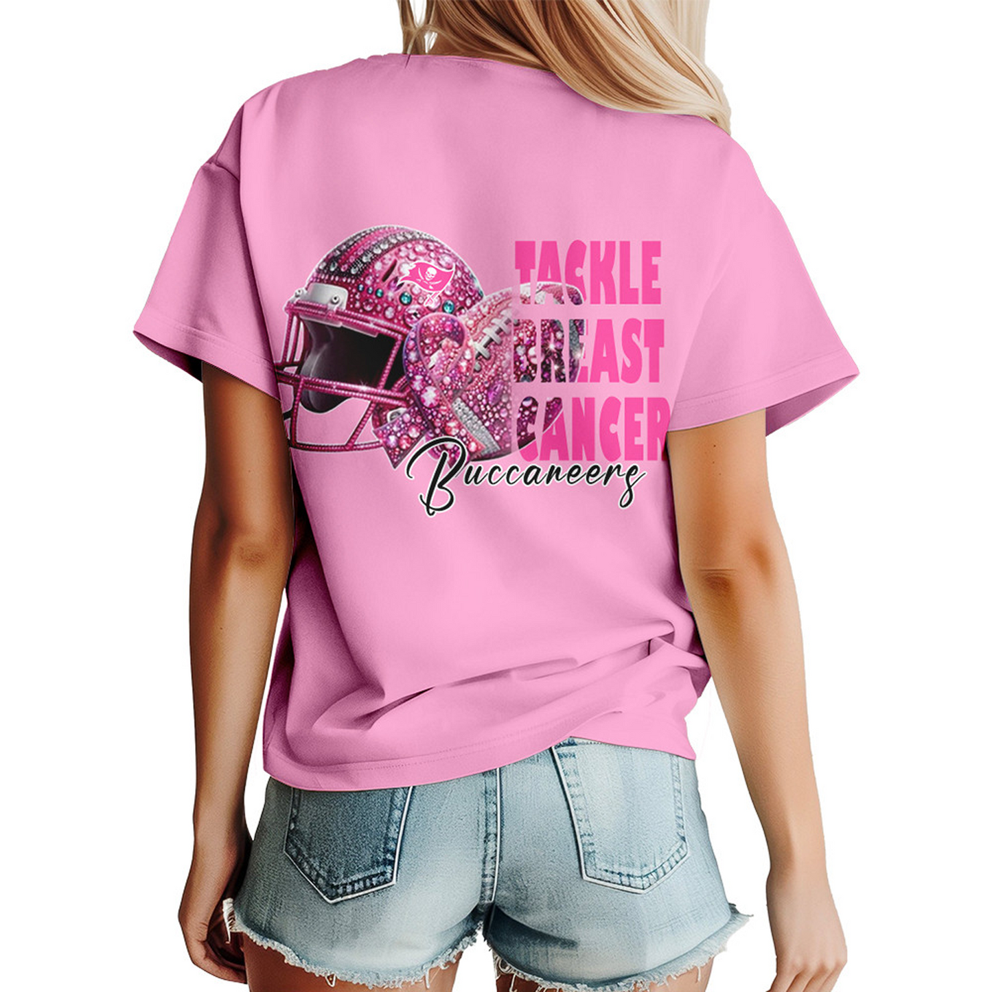 TB x NFL Tackle Breast Cancer Premium 3D Shirt DATND TANTD