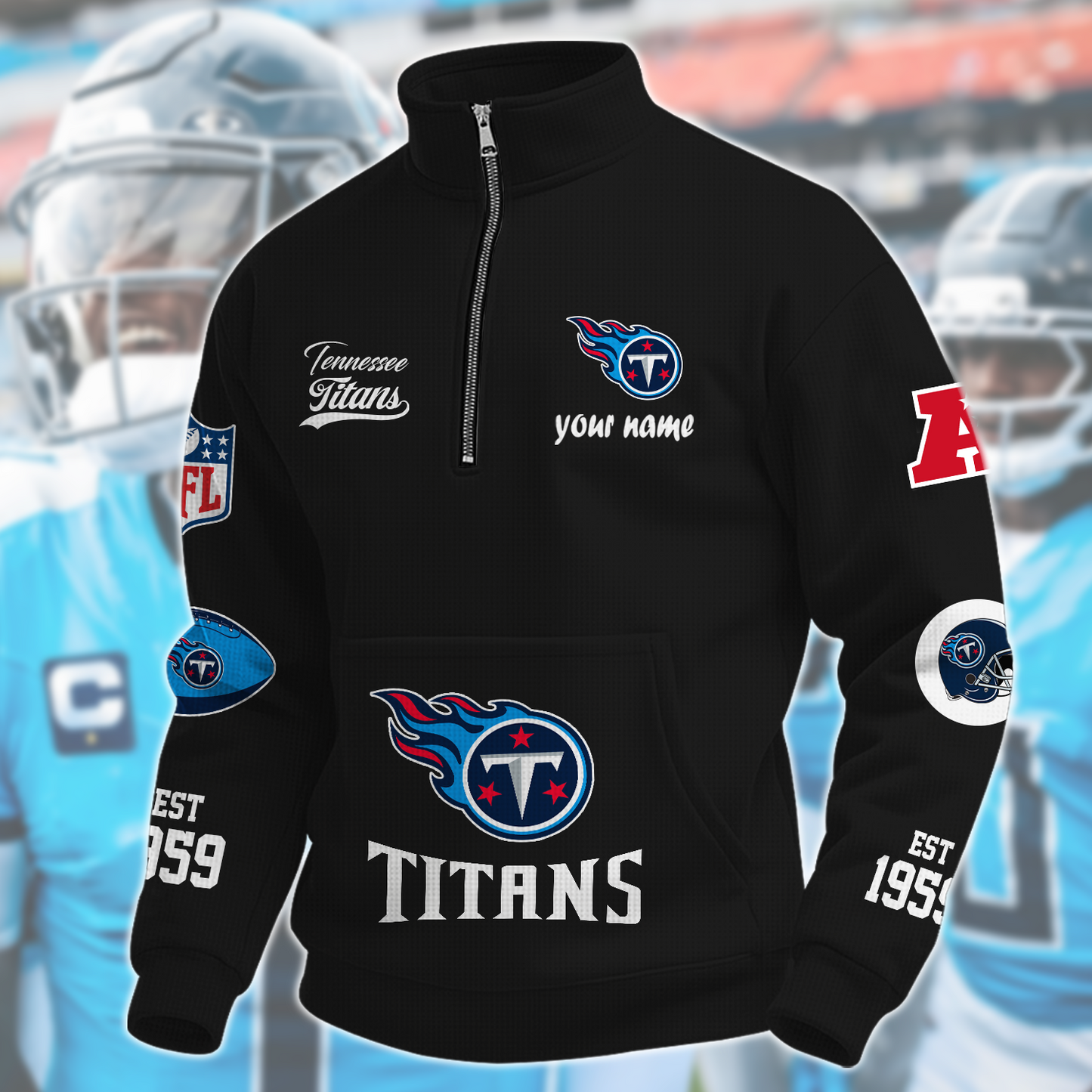 TEN x NFL Quarter-Zip Sweatshirt DatND DVT