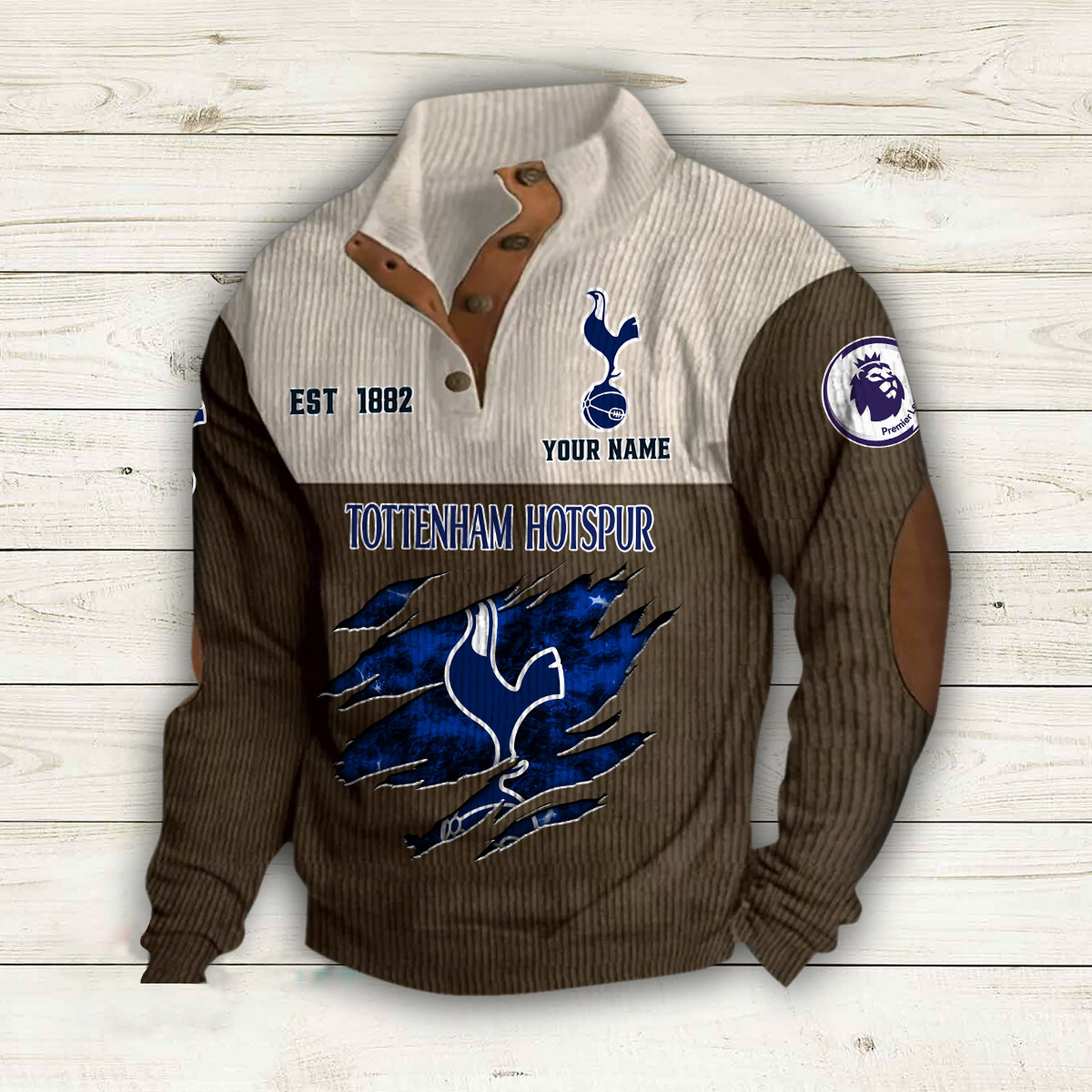TOT x EPL Double Breasted Stand Collar Hoodies DATND TANTD