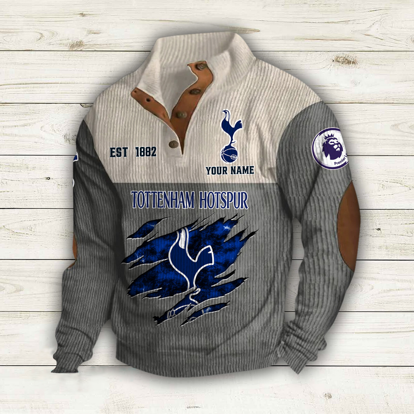 TOT x EPL Double Breasted Stand Collar Hoodies DATND TANTD