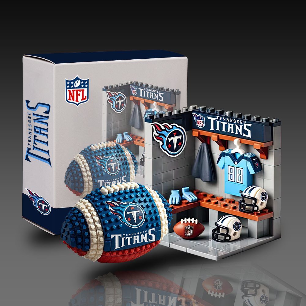 TT x NFL Team Ball & Changing Room Building Block Football Set DDT CTND