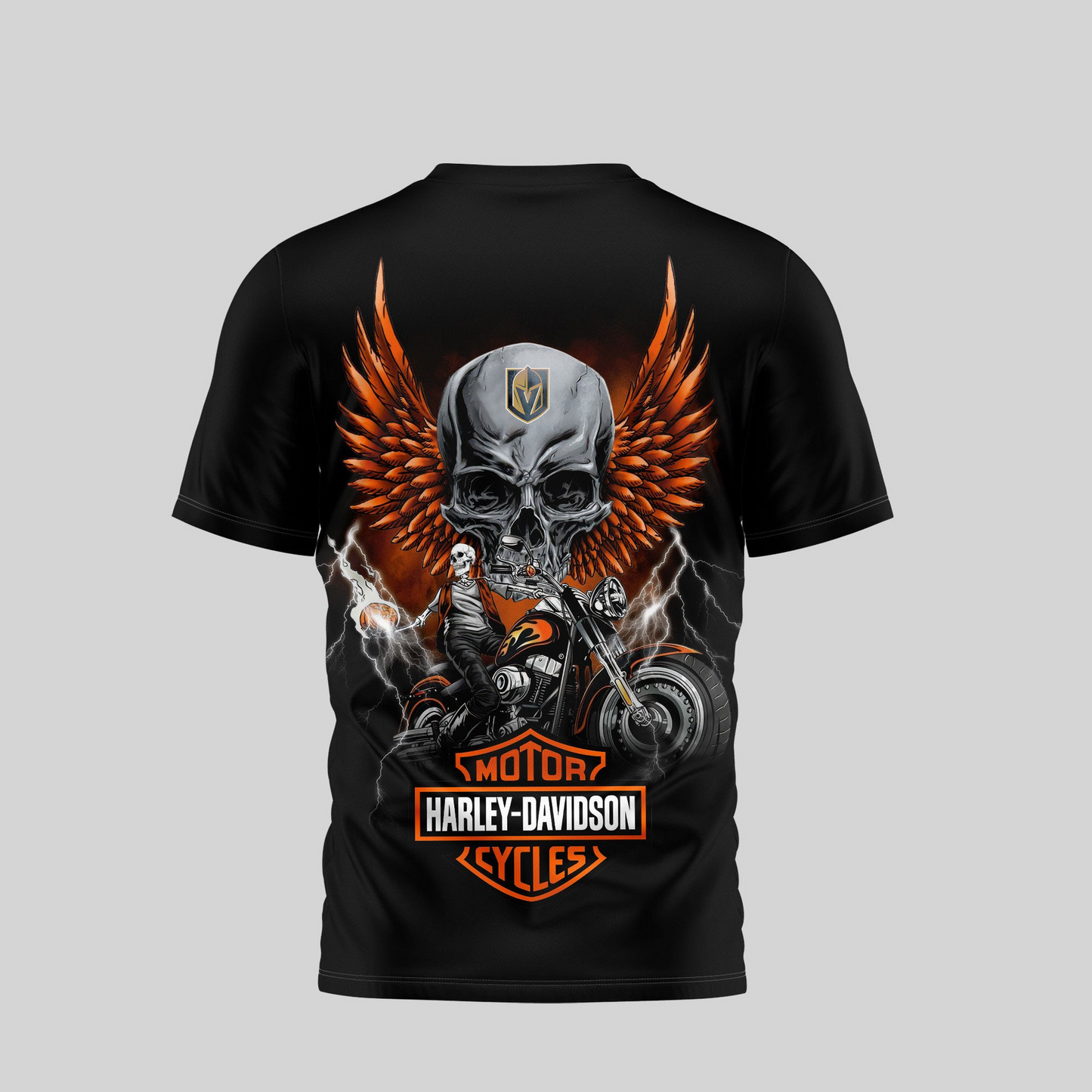 VGK Premium NHL Motorcycle 3D Shirt DDT CTND