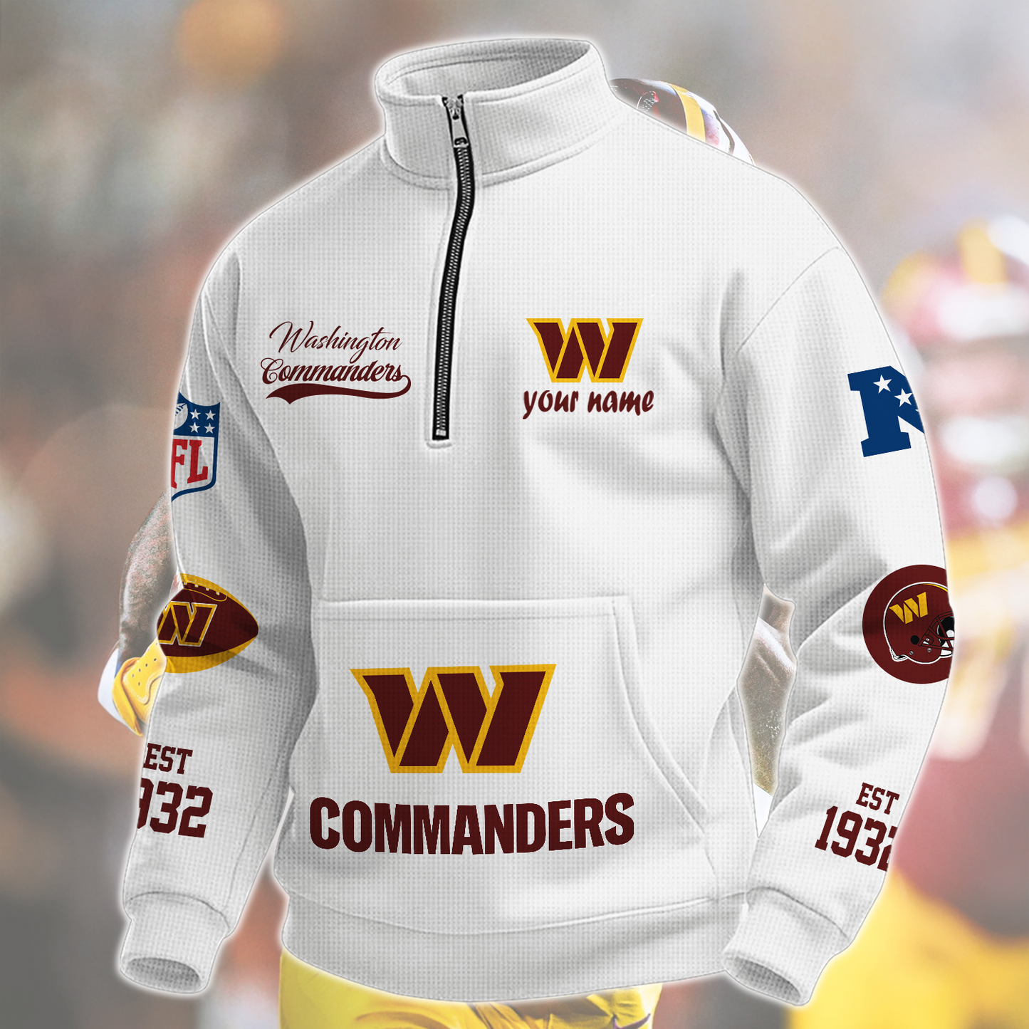 WAS x NFL Quarter-Zip Sweatshirt DatND DVT
