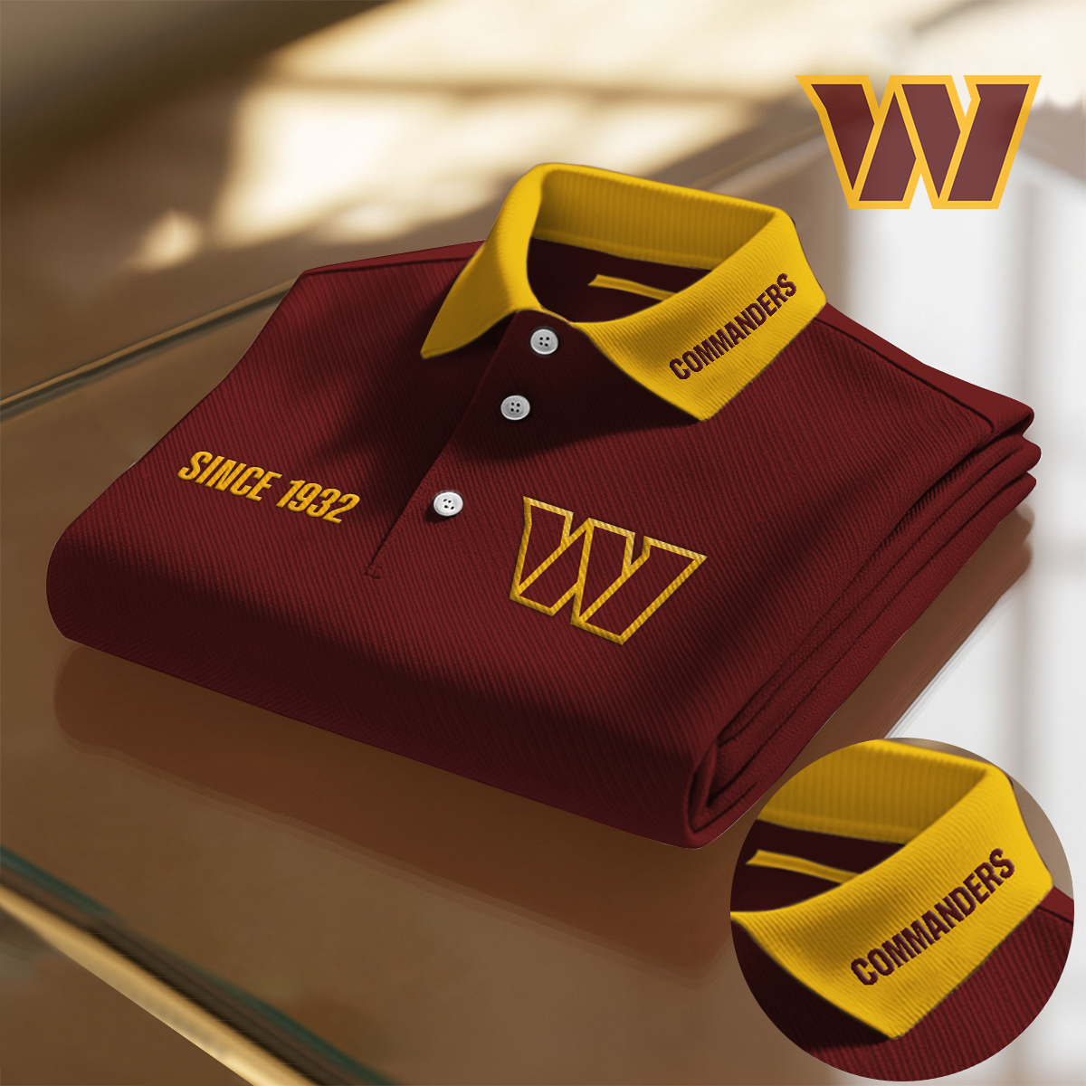 WAS x NFL Premium Polo Shirt DatND DVT
