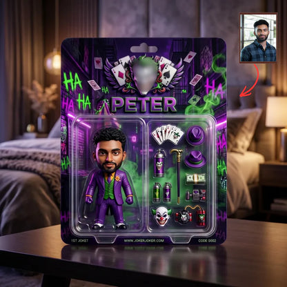 Custom Superhero Action Figure Plaque, Personalized Fan Photo Plaque, Custom Comic Hero Collectible Gift, Personalized Action Figure Display for Fans BQH