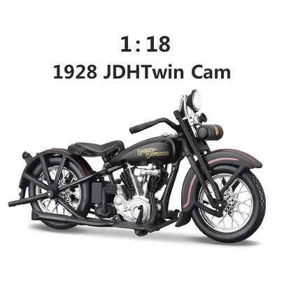 Scale 1:18 Harley Collectible Hobbies Motorcycle Model Toys DDT CTND