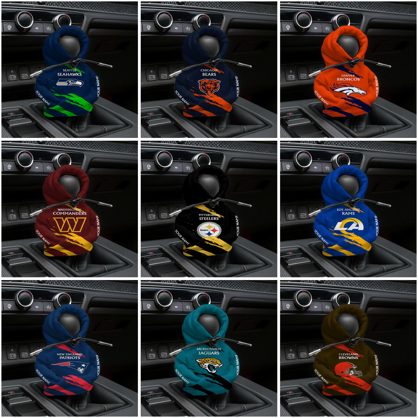 NFL Car Gear Shift Hoodie DDT CTND