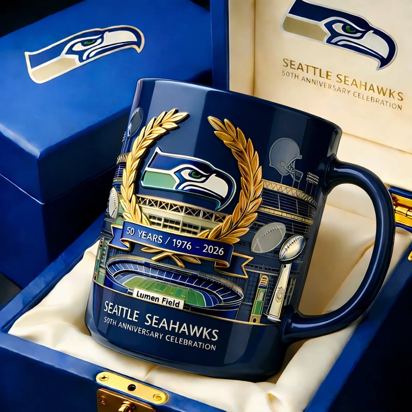 PREMIUM NFL X SEA 50th Anniversary Commemorative Mug V2 NDT NHM 090226