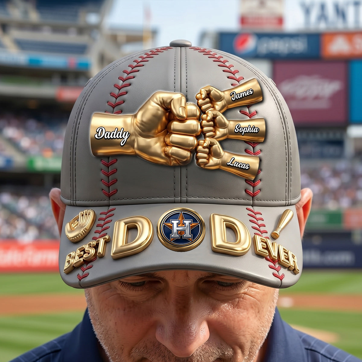 MLB Premium Dad Squad Athletic Club Classic Cap - Personalized Gift For Sporty Dads  NAK TTT