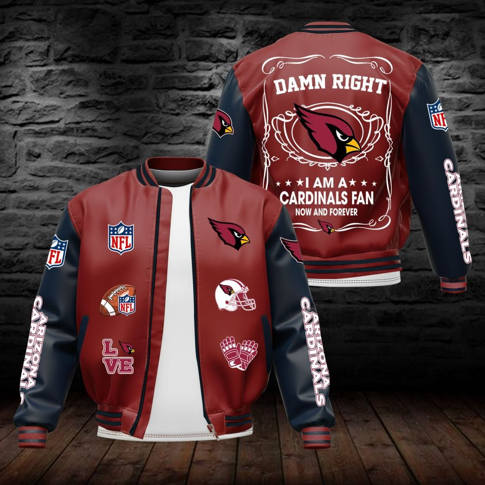 AC NFL Premium Leather Bomber Jacket DDT HLPHUONG