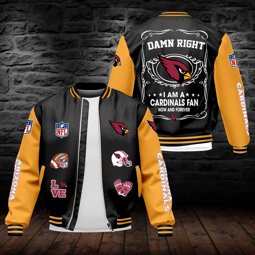AC NFL Premium Leather Bomber Jacket DDT HLPHUONG