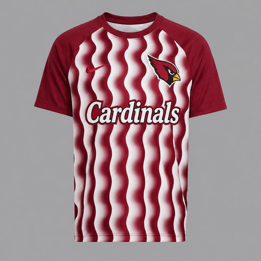 AC Premium NFL Retro Wavy Pattern Athletic T-Shirt