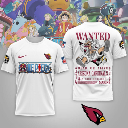 AC Premium NFL Wanted Monkey D Luffy 3D Shirt DDT NTL