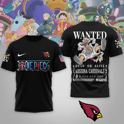 AC Premium NFL Wanted Monkey D Luffy 3D Shirt DDT NTL