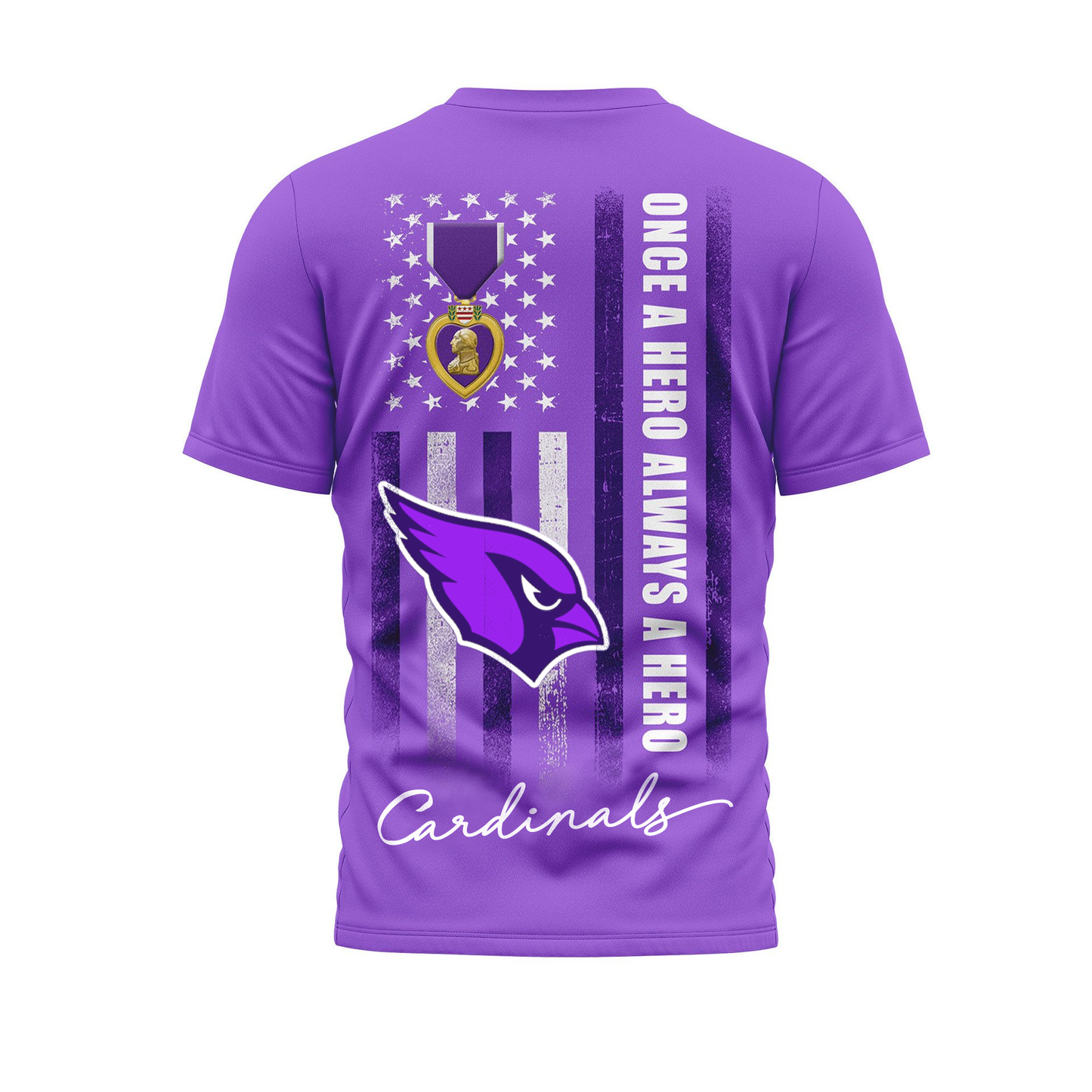AC Premium National Purple Hear Day 3D Shirt  300626