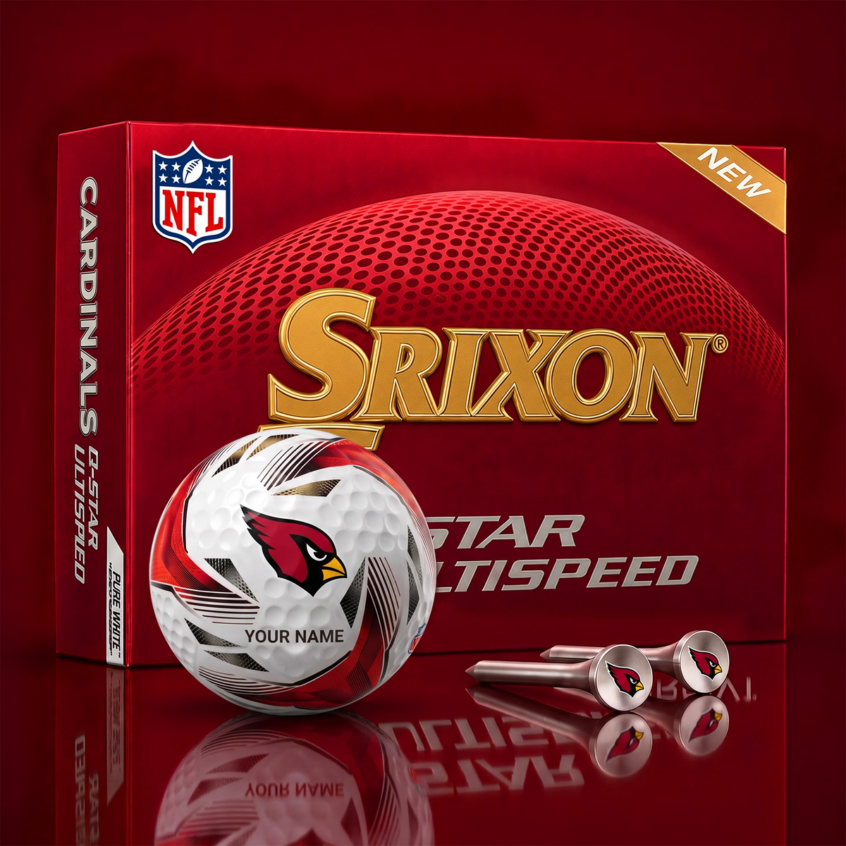 AC_NFL Football Fan Signature Golf Ball Set – Personalized Edition