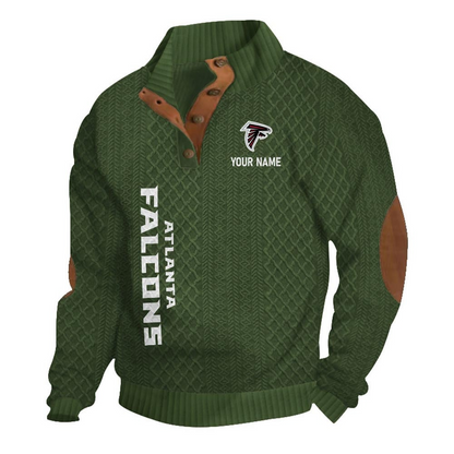 AF NFL Basic Knitted Stand Collar Sweatshirt DDT CTND