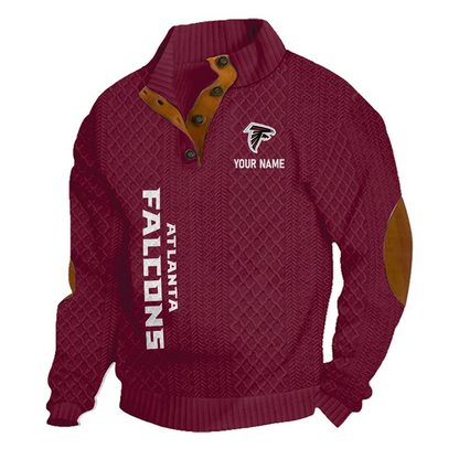 AF NFL Basic Knitted Stand Collar Sweatshirt DDT CTND