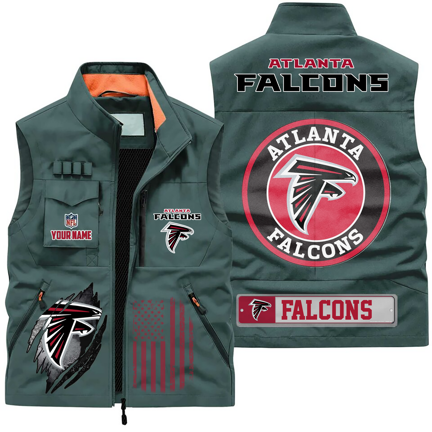 AF Premium NFL Fishing Vest DDT CTND
