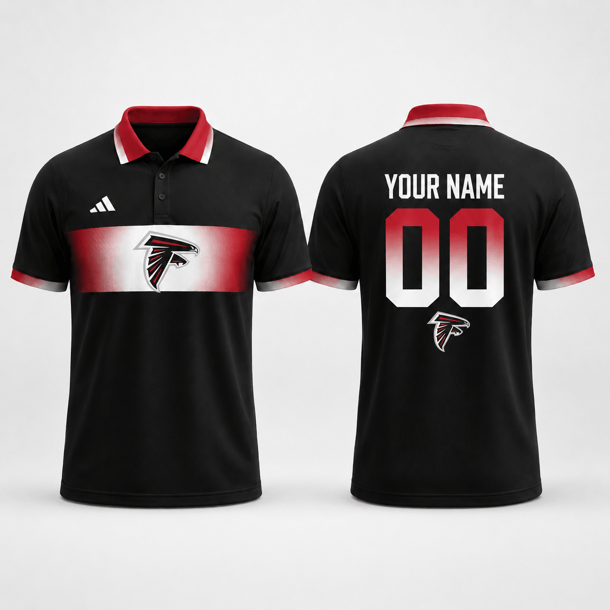 AF Premium NFL Personalized Match Day Polo Shirt