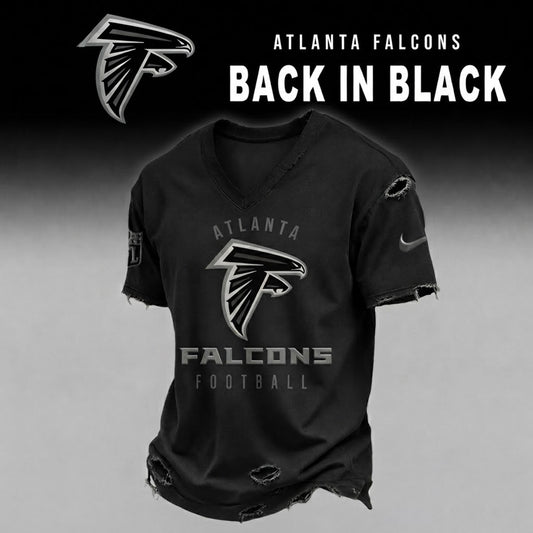AF x NFL Back In Black V-neck Shirt 290626